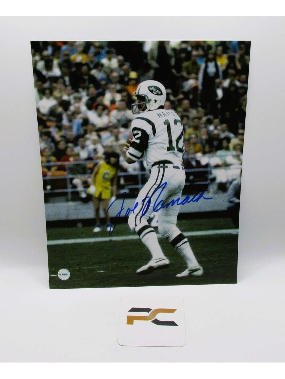 Joe Namath Signed 8x10 Photo With COA (PC484687) (Jets)